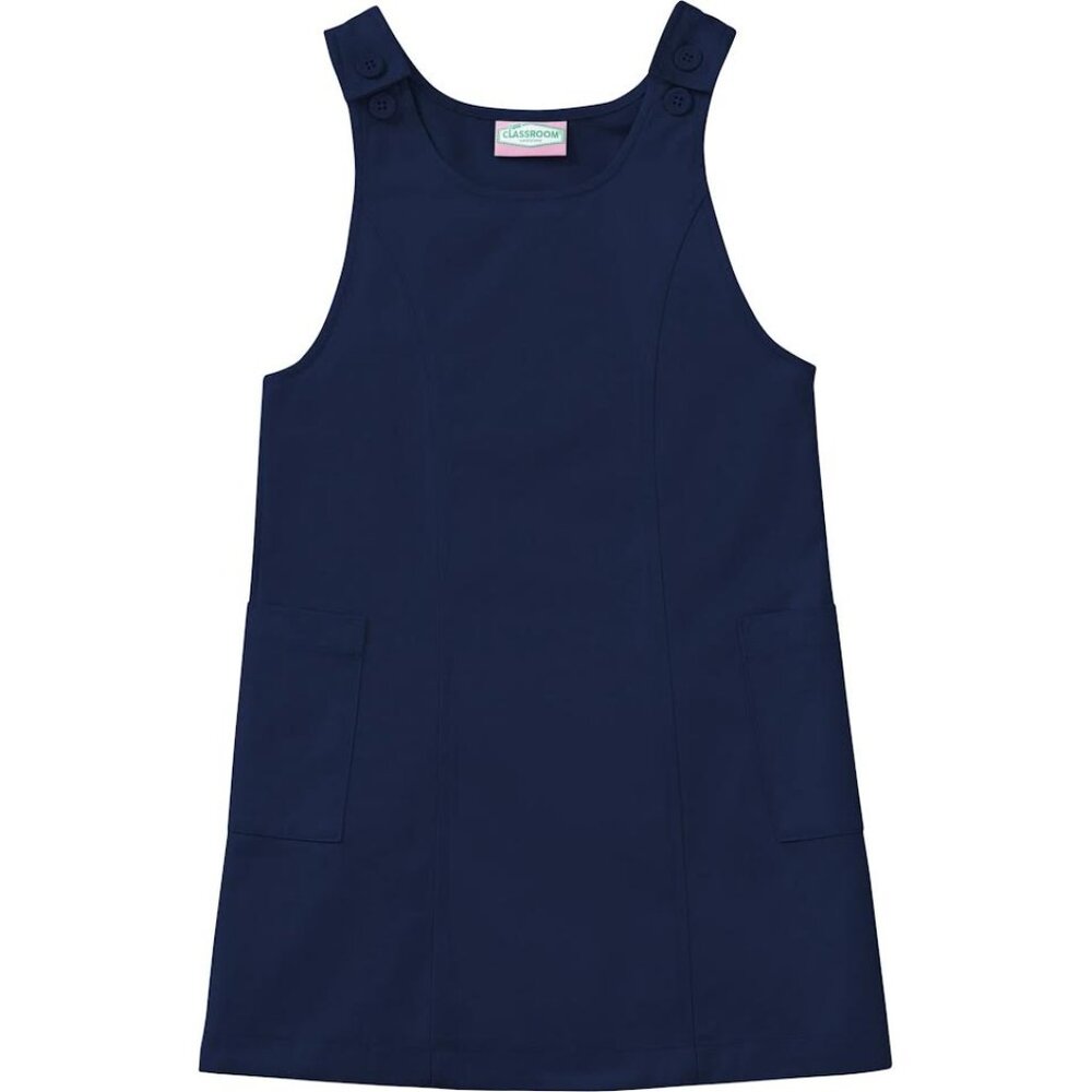 Classroom 54911 Girls Princess Seam Jumper Navy